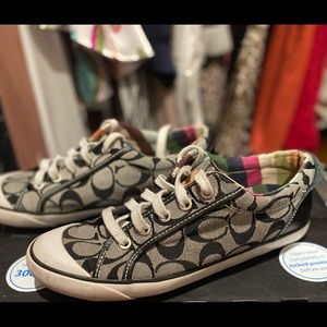 Coach sneakers. Used but in good condition!